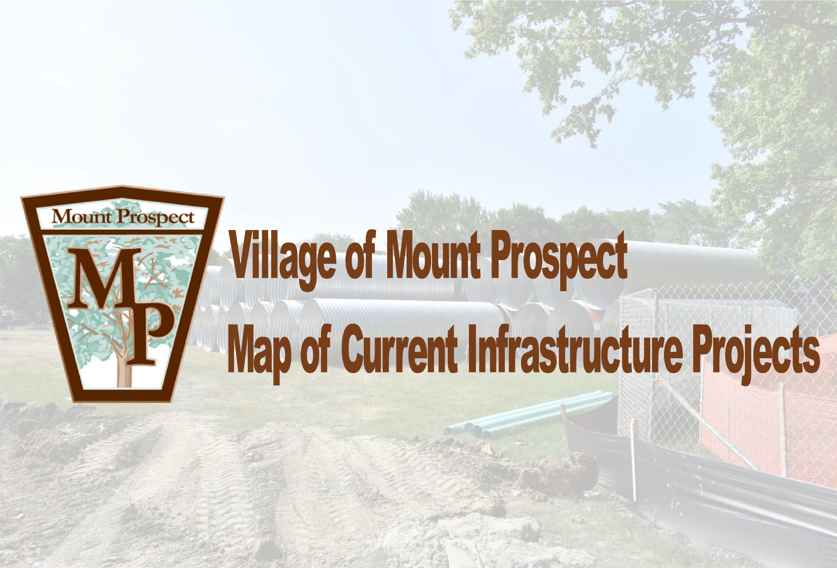 Map of current Infrastructure Projects